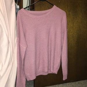 Pink sweater